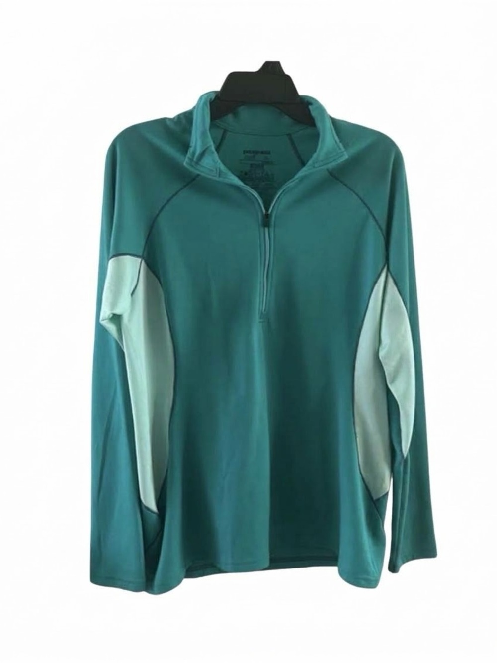 Patagonia Capilene 3 Midweight Zip-Neck Top Teal/Mint Womens Large